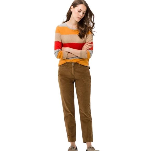 CASHMERE BLEND BRAX STRIPES SWEATER - Picture 2 of 12